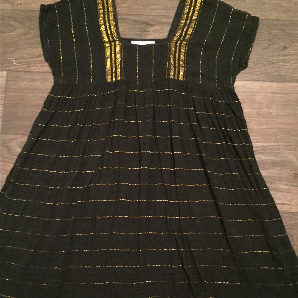 Toña Fonseca Black and Gold Woman’s Tunic